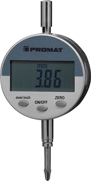 Messuhr 12,5mm Abl.mm 0,01mm dig.PROMAT